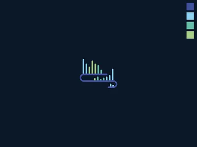 Aurora Borealis adobeillustator branding design flat icon illustration logo ui