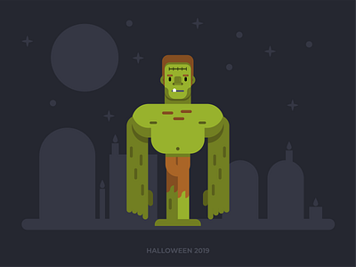 Mr. Frankenstein character art character design character illustration characters geometric art geometric illustration halloween illustration illustration art illustrations vector vector art vector illustration