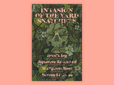 Invasive Species Poster art design digital digital art drawing illustration ink painting photoshop poster print design typography