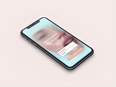 Skinscape: Personalization experience app card sorting figma identity interaction login personalization prototype skincare sprint ui uiux user experience user flow user interface ux