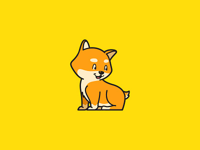 Shiba Inu animal cartoon cute dog dog logo logodesign pet shiba shiba inu