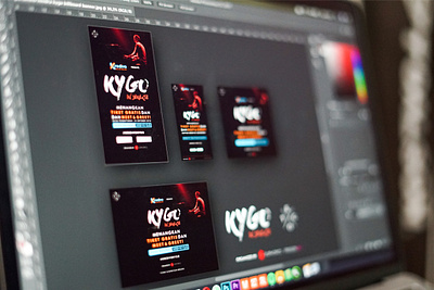 Kygo billboard design billboard branding clean design dribbble simple ui ux website