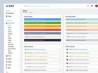 Alerts UI design alert alerts app bala ux dash dashboard dashboard ui design minimal toast toast ui ui ui alert ux web