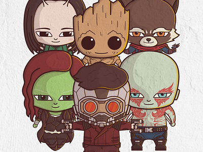 Guardian of the galaxy chibi