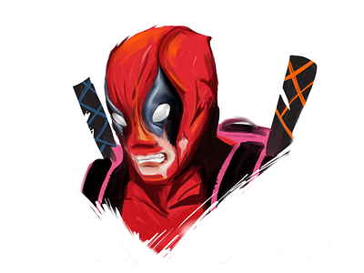 dead pool speed paint clipstudio digital digital illustration illustration