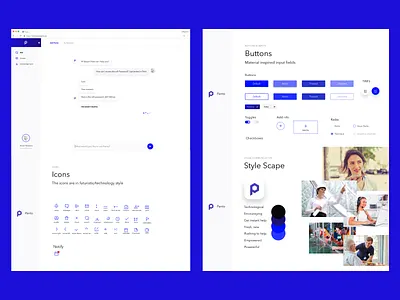 Styleguides app assistant bot styleguides ux uxui voice design web app