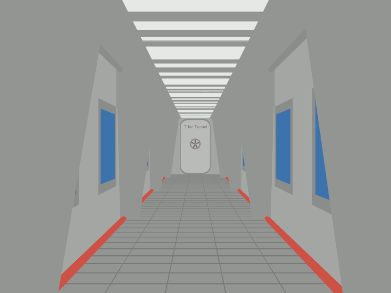 T Is For Tunnel 3d animation 3d art animation animation 2d blender blender3d cartoon comic design flat flatdesign loop animation looping animation motion graphics motiongraphics style vector