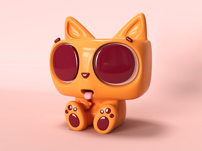 cat c4d clean color design