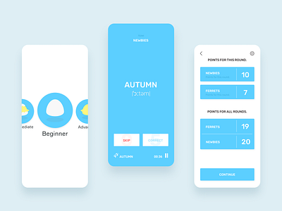 English learning app design figma game ios app sketch ui ux