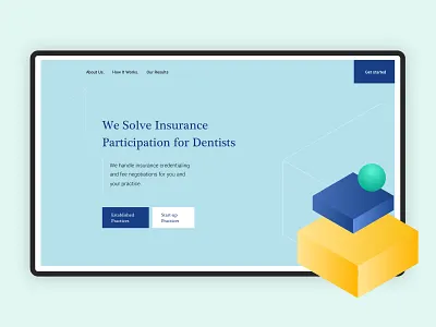 Moden Minimal Landing Page for Insurance Company clean creative design hero landing page minimal modern typography web design