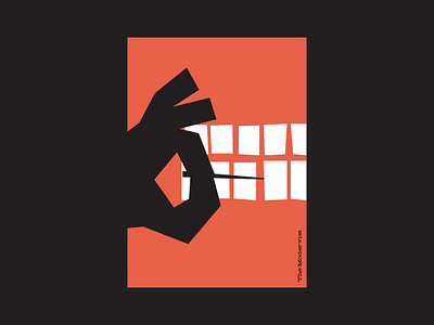 The Modervist - Toothpick 1950s 1960s design illustration mid century mid century modern minimal poster poster series vector