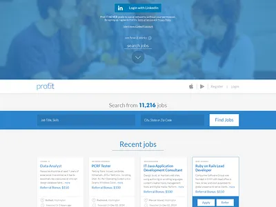 profit design flat minimal ui ux web