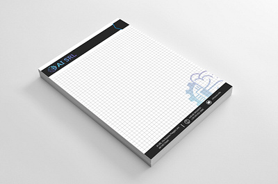 Block Note design a4 paper note notebook notes