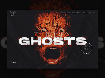 13 Ghosts 13 ghosts film grunge horror interface landing mn minnesota minneapolis mocktober monster no code product design scary spooky thirteen ghosts ui web design webflow website