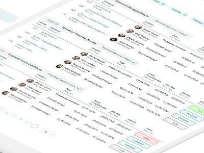 Task Manager concept - deliverable list concept project task task manager ui design ux design
