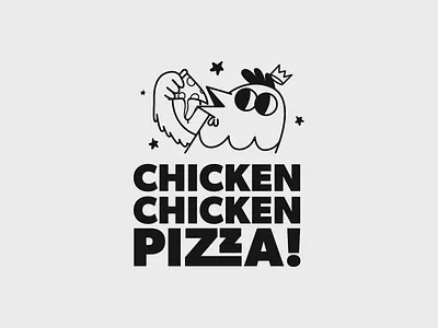 CHICKEN CHICKEN PIZZA 3d c4d dcc final illustration logo logodesign logotype marcus melin mellowmustard mockup pizza pizza box pizza menu redshift restaurant