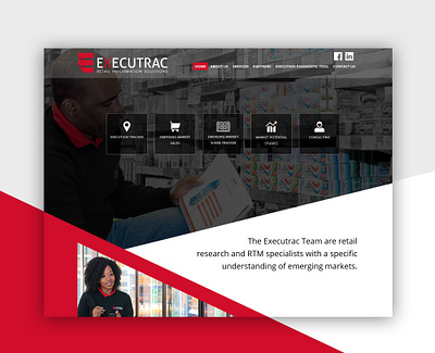 Executrac adobe xd clean ui clean web design elegant design illustration ui design uidesign uiux web design website website mockup