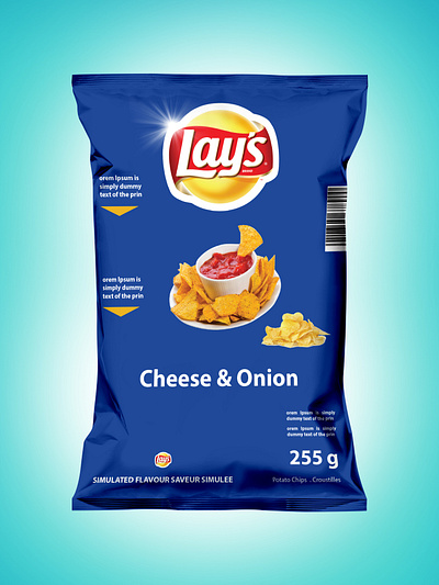 chips Packaging branding design clean cmyk color creative design etc illustration