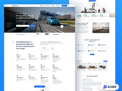 Landing page for an auto platform! auto branding cars design ecommerce ui ux web web design website