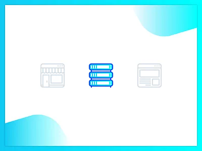 Iconset blog hosting icon icon design icon set iconography market pixel perfect