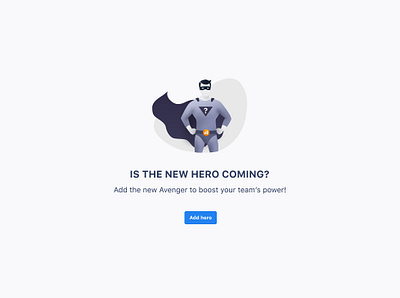 The New Hero clean design employee gradient hero illustration interface superhero ui vector