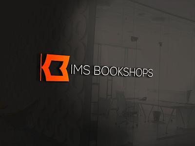 KIMS BOOKSHOPS PROFESSIONAL LOGO branding clean design flat icon identity illustration illustrator lettering logo logodesign