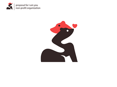 iam you animal clever creative design logo minimal simple