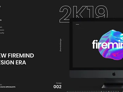 Firemind 2K19 Design Era adobe photoshop branding cinema4d design logo mockup