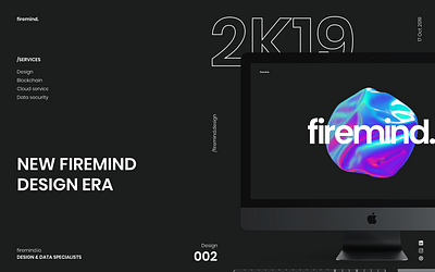 Firemind 2K19 Design Era adobe photoshop branding cinema4d design logo mockup