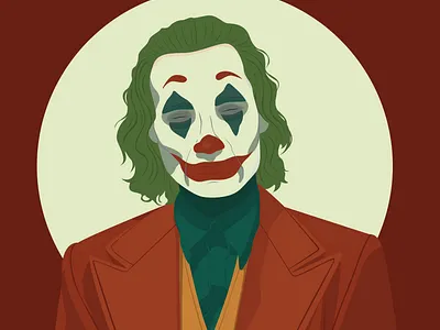Weekly Warm Up - Joker adobe illustrator character design color illustration digital digital art dribbleweeklywarmup fanart illustration illustration art illustrator joker joker movie portrait spooky vector