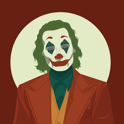 Weekly Warm Up - Joker adobe illustrator character design color illustration digital digital art dribbleweeklywarmup fanart illustration illustration art illustrator joker joker movie portrait spooky vector