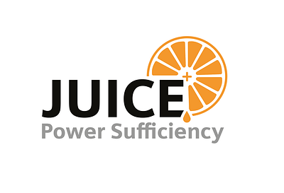 Juice Power Sufficiency energy logo power typography