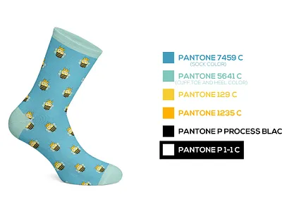 Sock Design amazon bee cute design fashion sock sock design socks textile