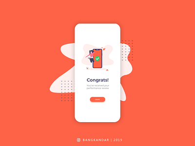 Successful Page app congrats design illustration page simple successful sukses ui