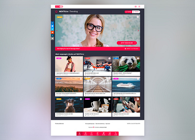 nextg.tv website interactive interface screendesign ui ui design web