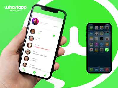Re Brand, Whastapp, App design, Ui Design, Daily Ui 5 adobe illustrator dailyui illustrator photoshop ui uidesign uiux xd xd design xddailychallenge