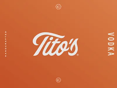 Tito's Brand Study brandid branding identity orange script type type design typography