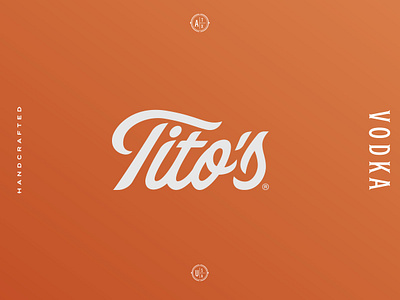 Tito's Brand Study brandid branding identity orange script type type design typography