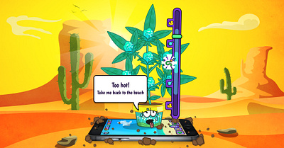 Desert art buddy buds design harvest illustration pocket water weed