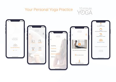 Yoga App Concept app design figma logo photoshop ui ux