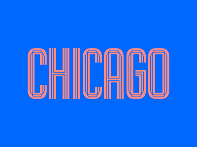 Chicago brand identity design graphic graphic design logo logotype type type design typedesign typography vector
