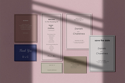 Wedding Invitation Suite Mockup creator invitation mockup suite template wedding wedding invitation