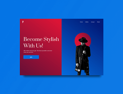 Stylish branding design flat minimal typography ui ui ux ux web website