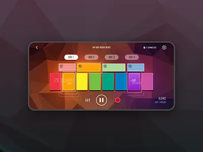 specdrums beats game mobile app mobile ui rhythm