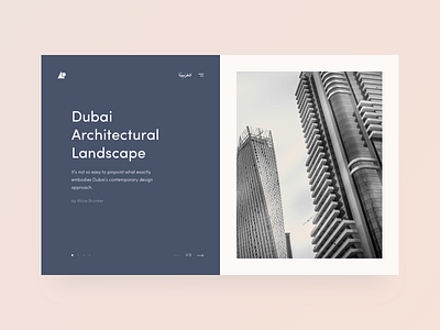 Architecture Blog architecture article blog clean interface light minimal pastel web