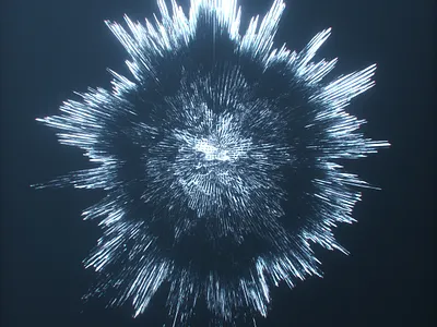 Crystals 3d abstract c4d cinema4d design illustration poster print render rendering