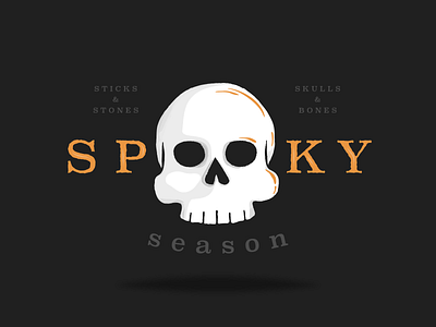 Spooky Season dribbbleweeklywarmup halloween halloween design illustration skeleton skeleton key spooky spooky season vector