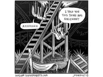 Day 23 - Ancient black and white cartoon comic comics digital digital art illustration inktober procreate young adult