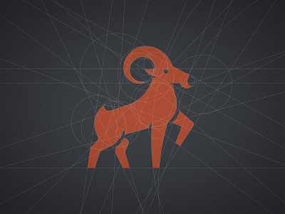 Avanti - Logo Grid 🐐 antler brand brand identity branding buck design designer portfolio goat logo grid design ibex identity designer lettermark logolearn logomark logotype designer mascot negative space ram smart mark typography