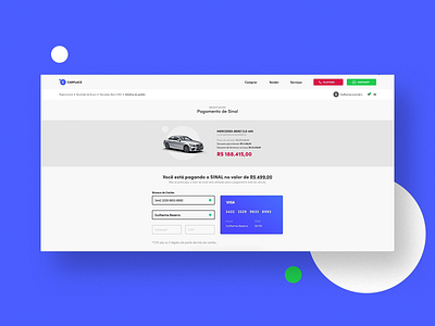 Credit card flip animation clean design flat ui ux